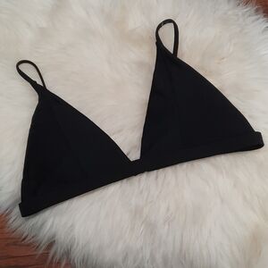 Black Triangle Bikini Top